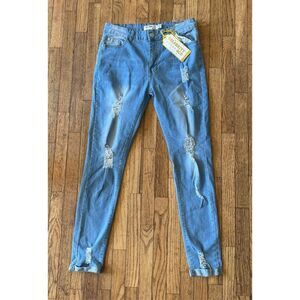 Celebrity Ace Distressed Skinny Jeans 13/31 New